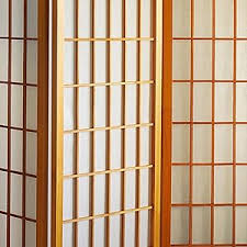 Amazon.com: Red Lantern 6 ft. Tall Window Pane Shoji Screen ...