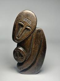 Native Shona Zimbabwe Carved Stone Statue / Sculpture ...