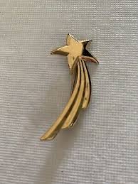 Vintage1990 Avon Star Rising Star Gold Toned | eBay