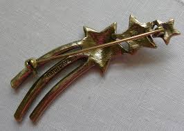 Heidi Daus Sparkling Shooting Stars Crystal Pin Brooch | The Pink Rose Cottage