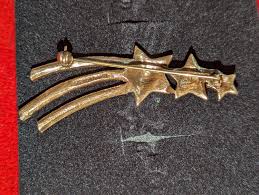 Heidi Daus Rhinestone Shooting Star Brooch - With Box Collectable - Etsy UK