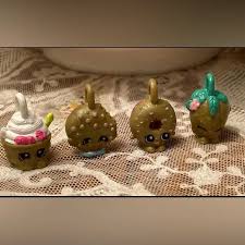 Shopkins | Accessories | Shopkins Charm Lot Gold Metallic ...