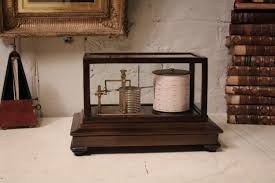 Antique Mahogany Cased Barograph Barometer - Short and Mason ...