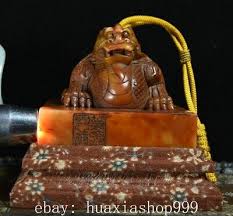 4" Old Chnese Dynasty Natural Shoushan Stone Carve Dragon Seal Signet Stamp | eBay