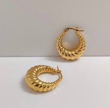 French Pastry Hoop Earrings – Bejewelled Studio