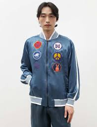 Needles Award Jacket - Sateen Blue | Garmentory