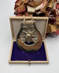 Vintage Restored Horse Brass: Crescent Moon & Sun Wall ...