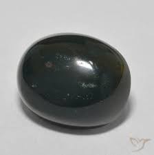12.03ct Natural Deep Green Bloodstone, Oval, Opaque