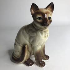 Vintage Brinn's Siamese Cat Figurine Made in Japan Statue 1970s | eBay