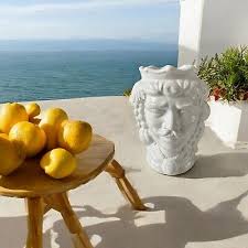 Caltagirone Ceramic Table Sculpture In Ceramic Sicily Home ...