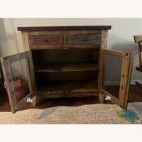 Solid Wood TV Stand/Media Cabinet - AptDeco