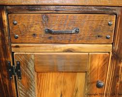 Timber Rough Sawn Night Stand or End Table- Rustic Wood ...