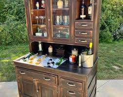Antique Hoosier Cabinet / Work Station - Etsy