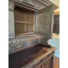 Italian Carved Renaissance Walnut Buffet, Late 19th Century ...