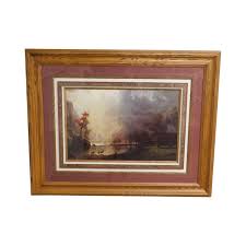 Sierra Nevada Morning by Albert Bierstadt Reproduction, Lithograph on Paper Hudson River School | Chairish