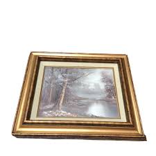 Roger Brown Original Oil on Canvas River Through the Forest Framed Signed 1985 | eBay