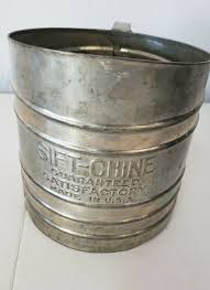 1960s Vtg Sift Shine 3 Tier Sifter With Good Housekeeping ...