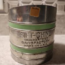 Sift-Chine Single Screen Flour Sifter JADE GREEN 1940's ...