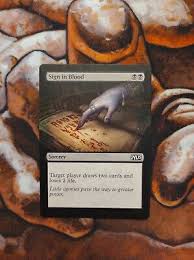 Magic the Gathering Sign in Blood #1 Hand Painted Unique Custom MTG Alter | eBay