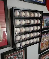 30 Baseball Display Unit - Wall Mounted - Finished Black - Etsy Israel
