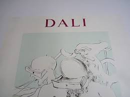 Lithograph Poster Salvador Dali Exhibition 1974 Teatro Museo FIGUERAS, 73x52cm F | eBay
