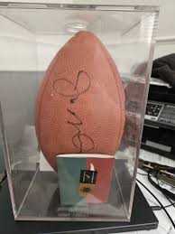 JOE MONTANA signed Wilson football Game Ball Upper Deck ...