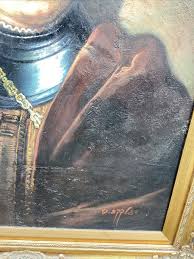 D. Epple Oil on Canvas Painting Framed Portrait Realism 1900's Signed | eBay