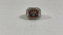 Sold at Auction: FRANKLIN MINT PRIDE OF THE SOUTH CIVIL WAR RING
