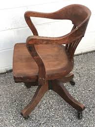 Sikes Chair Co Antique Solid Wood Desk Lawyer Doctor Banker ...