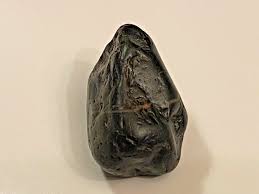 Flight oriented) 13gr. Black hexagonal meteorite impact ...