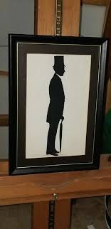 Pair of Framed Antique 19th century Paper Cut Silhouettes ...