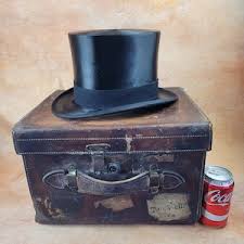 Antique Vintage Dobbs Silk Top Hat W Original Box Color Black - Etsy
