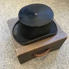 Vintage Antique G.A. Dunn & Co Black Plush Moleskin Silk Top Hat With It's Original Chapman's Patent Box / Case 289711 - Etsy