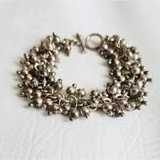 Silpada | Jewelry | Silpada Cha Cha 925 Sterling Silver Ball Bead Toggle Clasp Bracelet B99 8 70g | Poshmark