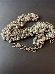 Vintage ethnic necklace Tassels 1970 Hippy Hippy Old Fashion, Trendy chic