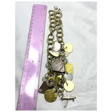 Vintage Airplane Travel Charm Necklace. For Sale at Ruby Lane