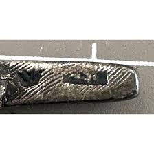 Sterling Silver Letter V Marcasite Bar Brooch W/ Amethyst ...