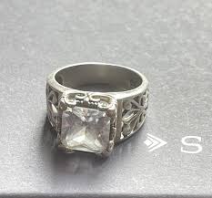 Silpada Uptown Sterling Silver Cubic Zirconia Scrolled Ring ...