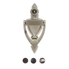 4" Door Knocker with 160 Viewer UL - Delaney Hardware