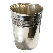 1930s Old Coin Silver Beaker | Chairish