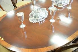 Sold at Auction: Nine piece mahogany dining room set to ...