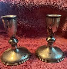 Pair of Preisner Sterling Candlesticks - Etsy