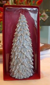 LENOX SILVER WAX CHRISTMAS CANDLE NIB | eBay