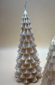 Golden Christmas tree candle | LaCandeladiGerardi