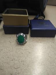 Turkish 925 Ring Emerald Size 11.5 15.5 Grams TW | eBay