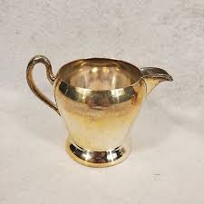 Vintage Academy Silver on Copper Set of 2 Creamer and Sugar Serving Bowls | eBay