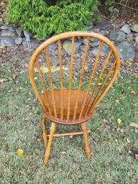 Early American Bow Back Colonial Chair Antique 19th Century Plank Slab Seat Single Piece of Wood Seat Faux Bamboo - Etsy Finland