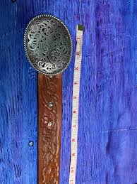 Floral Leather Belt - Etsy
