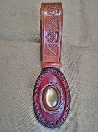 Leather Belt With Handmade Buckle - Etsy Canada