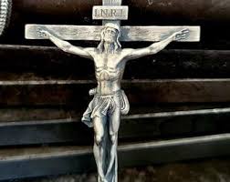 3D Jesus Christ INRI Cross Pendant: 925k Sterling Silver ...